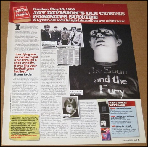 2006 death ian curtis - 2006, of