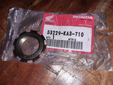 NOS HONDA CR 125 250 480 500 1983 - 1990 THREAD STEERING STEM NUT 53229-KA3-710
