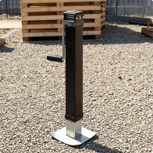 Side crank trailer - trailer, jack