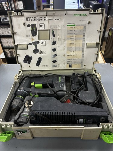 Festool cdd12fx drill x2 - cdd12fx,