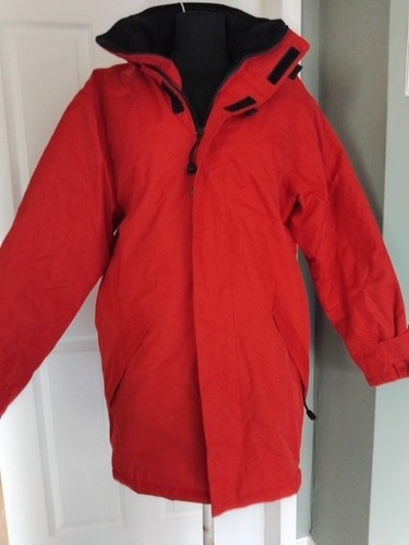 Kariban red quilted - quilted, parka