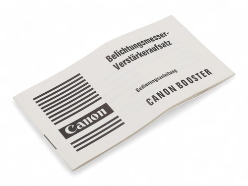 Canon booster exposure - booster, meter