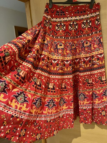 Long cotton skirt maxi - long,