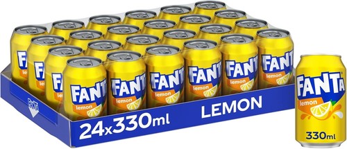 Fanta lemon 330ml - 24, x