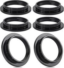 6 Pack Black Lampshade Reducer