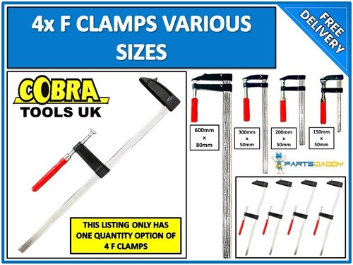 Heavy duty clamps - duty, bar