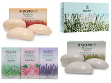 Morny Fine English Soap Boxed 3 X 100g- Assorted Fragrances & Various Quantities