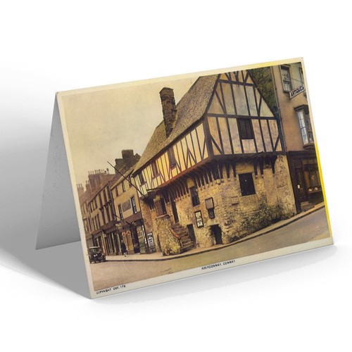 Greeting card vintage - greeting,