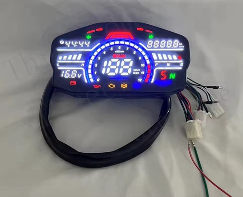 Universal led lcd motorcycle - led,