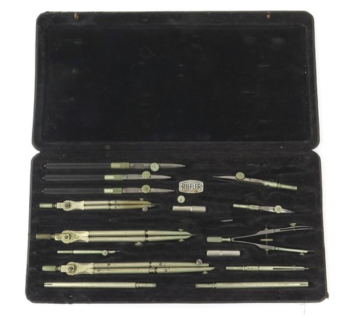 Antique riefler drafting tools - antique,