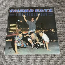 Guana Batz – Live Over London Vinyl Record FIRST UK Pressing 1987