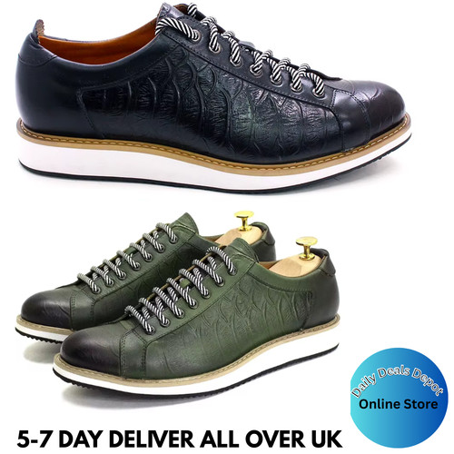 Men leather casual - leather, shoes