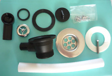 UNISINK WASTE FITTING 112.0020.960 - 85 mm DIA FLANGE 23 cm LONG OVERFLOW PIPE