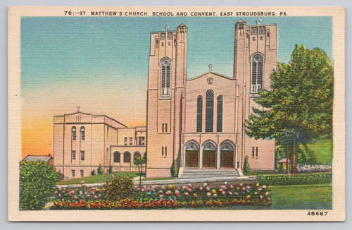 Postcard matthew s church - postcard,