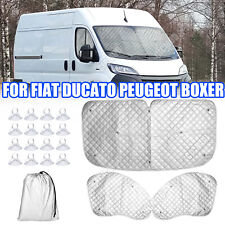 For FIAT DUCATO PEUGEOT BOXER Windscreen Cover Internal Thermal Blinds Cab Kit
