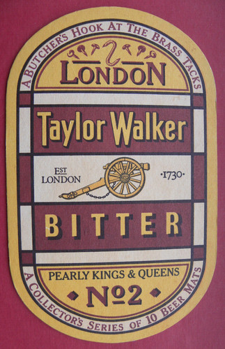 Taylor walker beer mat - taylor,