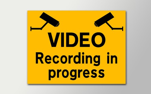 Video recording progress - video, in
