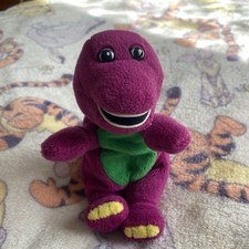 Barney Dinosaur Gund 1997 Vintage Wind Up Musical Plush Teddy Soft Toy  Retro