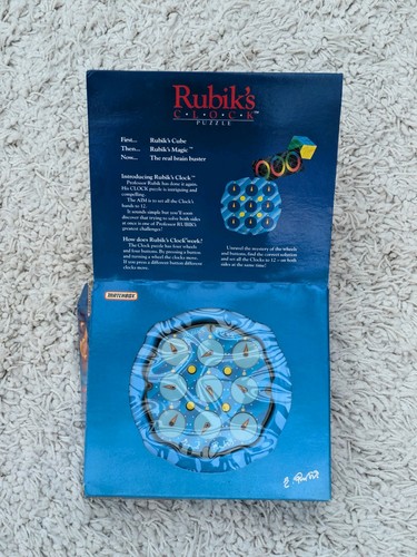 Rubik clock puzzle vintage - rubik’s,