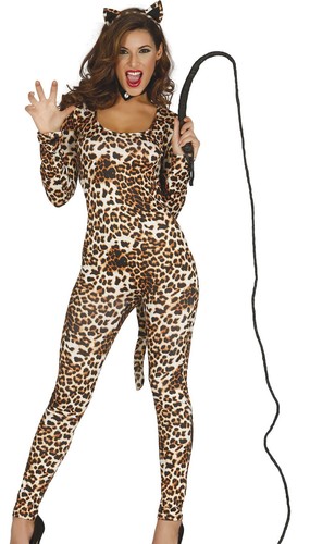 Womens catsuit leopard - womens,