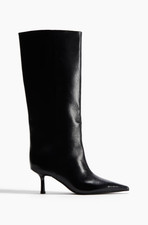 H&M Black Knee-High Boots -