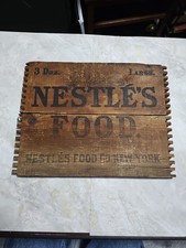 Antique NESTLE’S FOOD Wooden