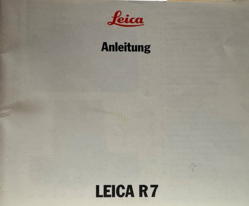 A1464 leica manual - r7,