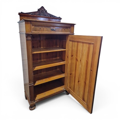 Antique flame mahogany side - antique,