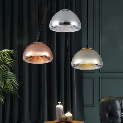 Industrial glass pendant - glass,