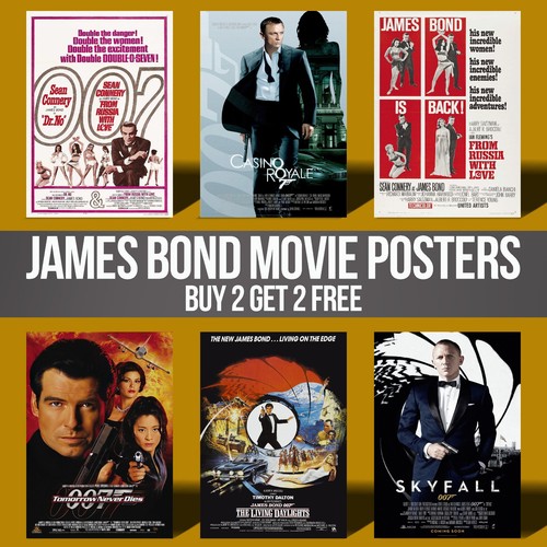 James bond movie posters - bond,