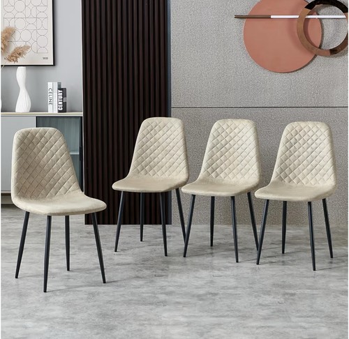 Set 4beige upholstered - set, of