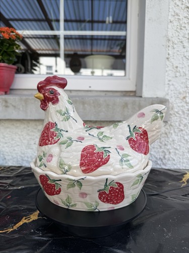 Rare eden pottery strawberry - pottery,