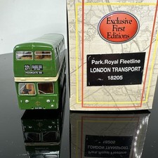 EFE 18205 LONDON TRANSPORT PARK ROYAL DAIMLER FLEETLINE D/D BUS 1:76 4MM SCALE