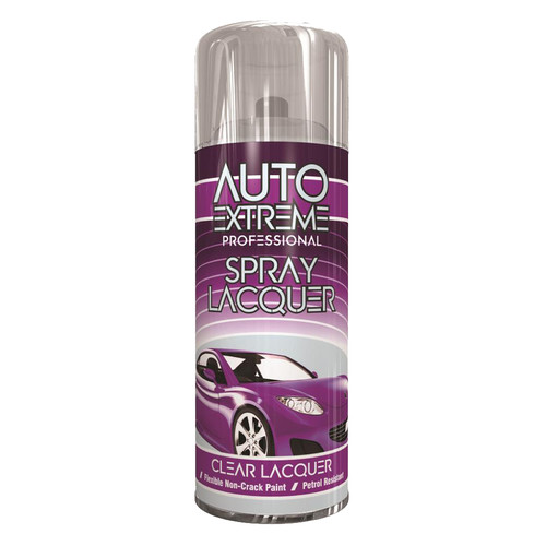 Clear lacquer spray paint - clear,