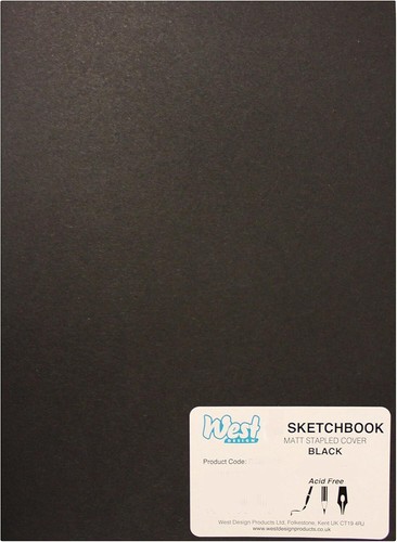 West design stapled sketchbook - west,