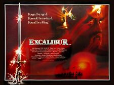 EXCALIBUR 1981 UK quad poster