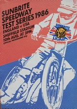 Sheffield speedway programme - speedway,