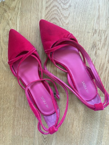 Next pink velvet pointy - pink,