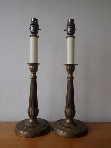 Pair brass bronze - of,