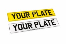 UK 2D Car NUMBER PLATES