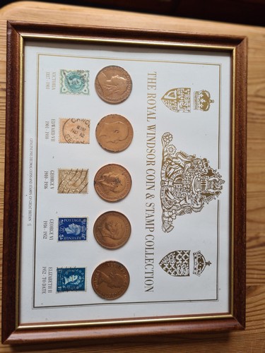 Royal windsor coin - &, stamp