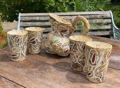 1950s vallauris lemonade set - 1950s,