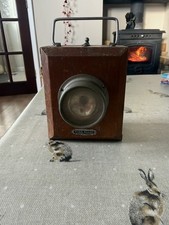 Vintage Wood Torch Ever Ready