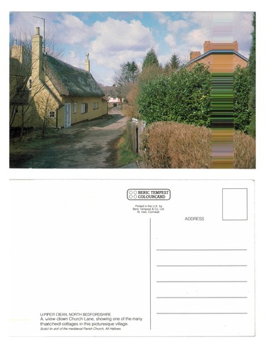Vintage postcard upper dean - postcard,