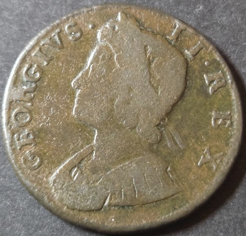1754 1734 half - or, penny