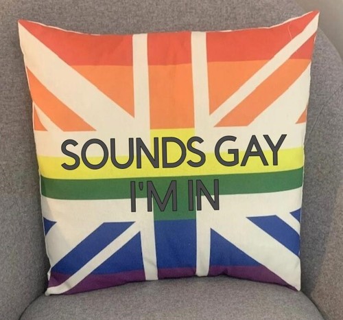 Pride lgbtq rainbow cushion - lgbtq+,