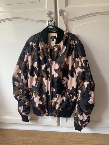 Topshop camouflage bomber - camouflage,