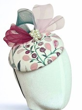 Floral Fascinator Hat Pink
