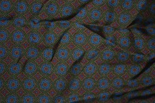 Austin Reed green silk ascot /