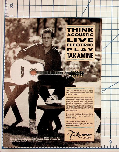 Glenn frey takamine guitar - frey,